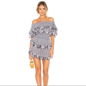 MISA Los Angeles blue dress